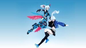 61dvk9zfexl. ac sl1500 .jpg NUKE MATRIX 1/12 Fantasy Girls Cyber Forest Hurricane Locust Ye Fengchan FF0120 Color-Separated Plastic Model Kit