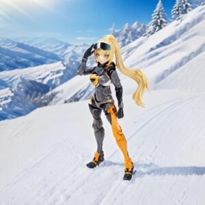 Jiujie Model 1/12 Extreme Girl Shining-Lingshuang Alloy Articulated Collectible Figure