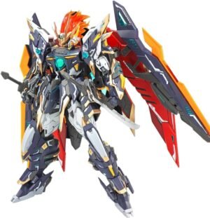 61ol8f iaol. ac sl1166 .jpg SNAA Emperor Series YR-03 Martial Emperor Plastic Model Kit with Dual Swords and Two Interchangeable Backpacks