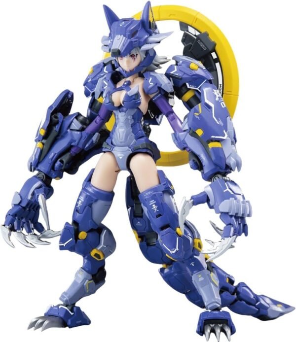 EASTERN MODEL Fenrir Wolf Mecha Girl Articulated Plastic Model Kit with Weapons, Approx. 14 cm